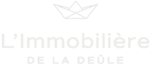 Logo Immobilière de la Deule Blanc