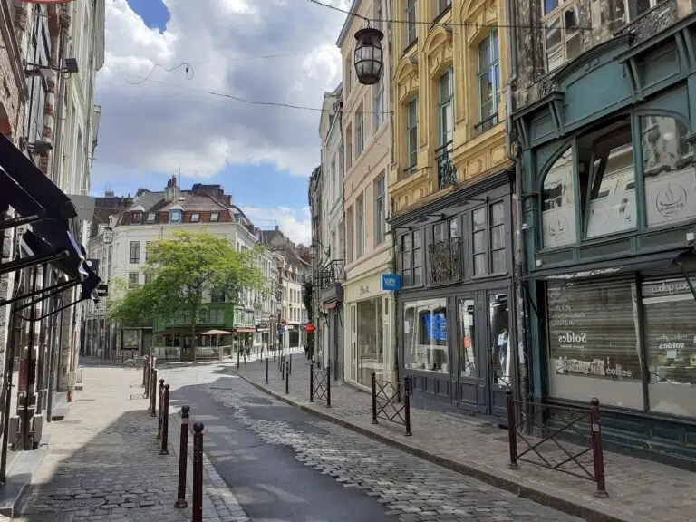 Rue lilloise, à Lille